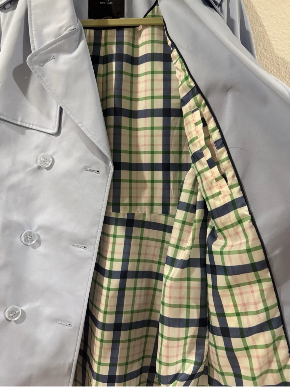 Kate Spade Pleat Back Trench Coat - Picture 6 of 11